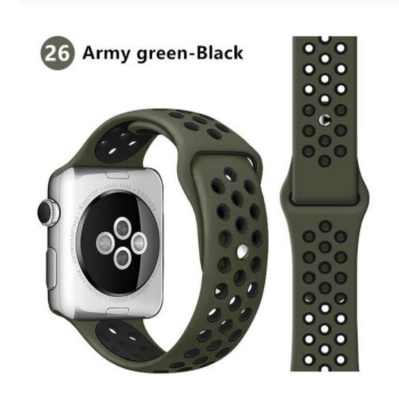 green phone on apple watch